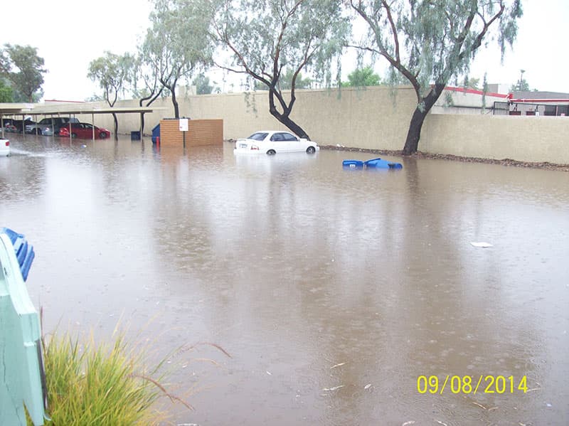 100-Year Rains: 126 Apartments Damaged